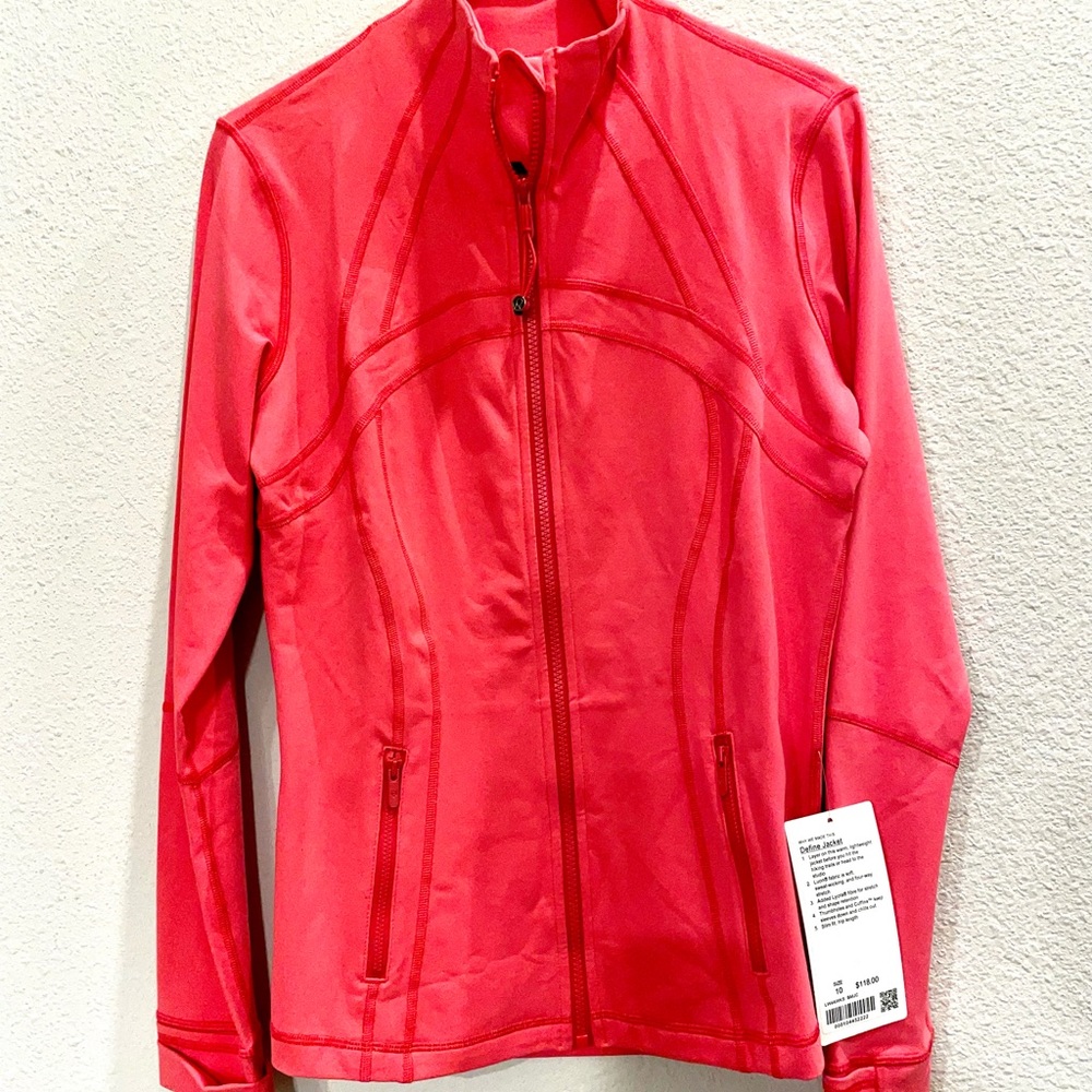 Lululemon define jacket sz 10